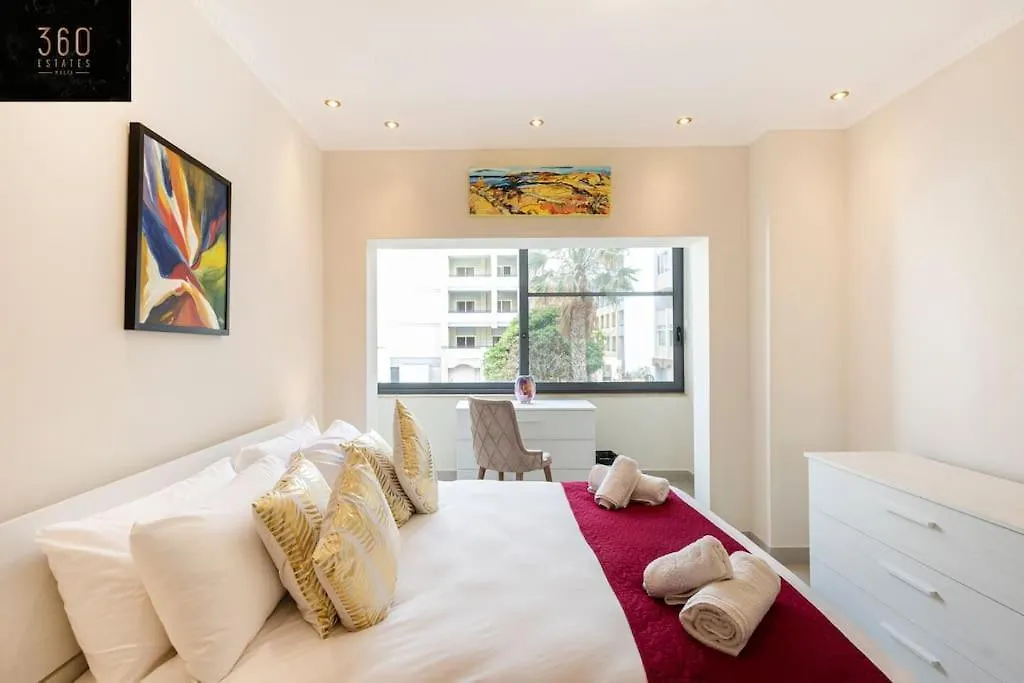 Apartment One Of A Kind, Seafront Property In St Georges Bay By 360 Estates Saint Julian's